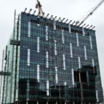 The USA Embassy In London, U.K. Exterior Feature Metal Connectors Under Construction