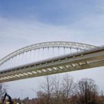 The Burgoyne Bridge In St. Catharines, Ontario, Canada Featuring Custom Rolled 30" Structural Pipe