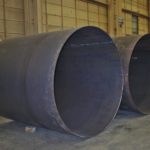 Kubes Steel Rotary Drum Dryer Shell Custom Fabrication Brake Press Welding Plate Rolling