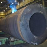 Kubes Steel Rotary Drum Dryer Shell Custom Fabrication Brake Press Welding Plate Rolling