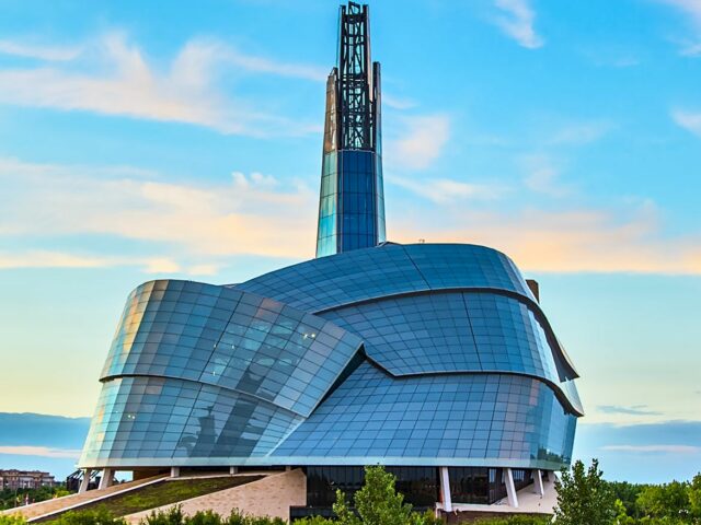 The Canadian Museum Of Human Rights Featuring Custom Rolled Structural Sections From Kubes Steel