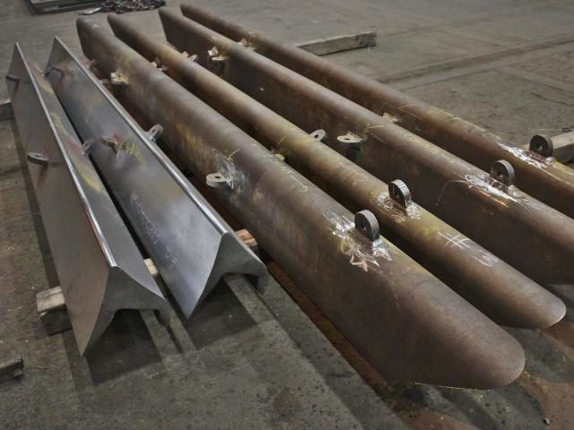 Sets Of Custom Fabricated "Stay Vanes" For Hydro Electric Power Generation Are Under Construction