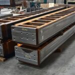 A Set Of Custom Fabricated Steel Materials Handling Devices