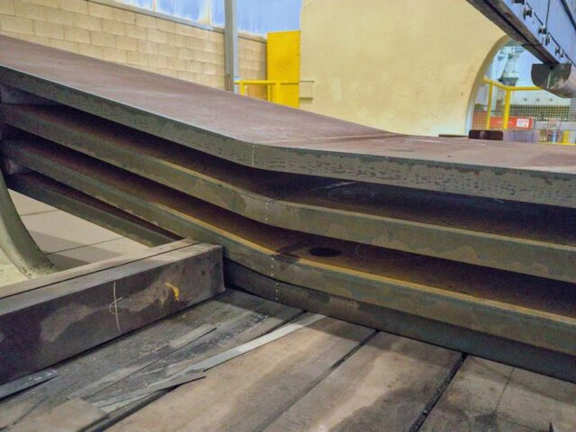 Bending 3 Inch Thick Plate Steel