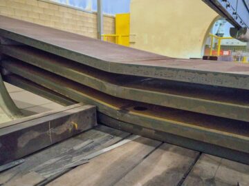 Bending 3 Inch Thick Plate Steel